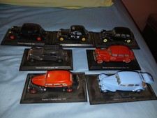 Bundle 7 Diecast Atlas Saga des Traction 11 Citroen Cars *RARE*