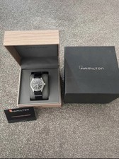 Hamilton Khaki nato strap watch black dial