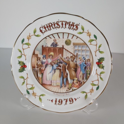 Aynsley christmas plate - aynsley,