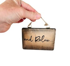 tiny sign, wooden sign