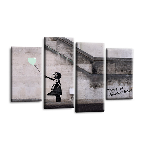 Banksy wall art duck egg - wall,