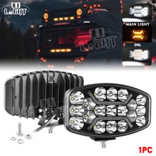 10" 24V Spot LED HeadLight DRL For Scania DAF MAN Volvo Truck Lorry Tipper E9