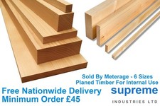 PSE Planed Timber Nationwide Delivery SOLD BY THE METER - Minimum Order of £45