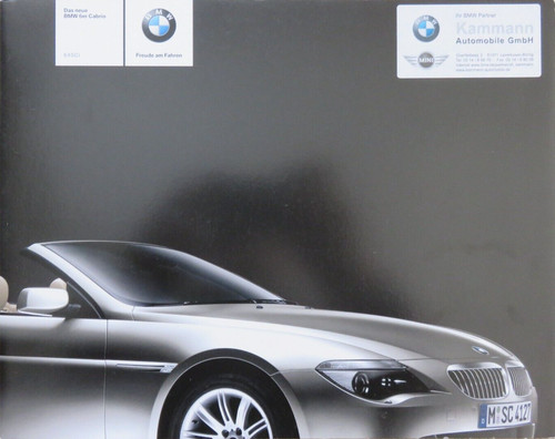 Bmw 6er 645ci - convertible, e64