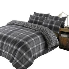 Brushed Cotton Tartan Duvet