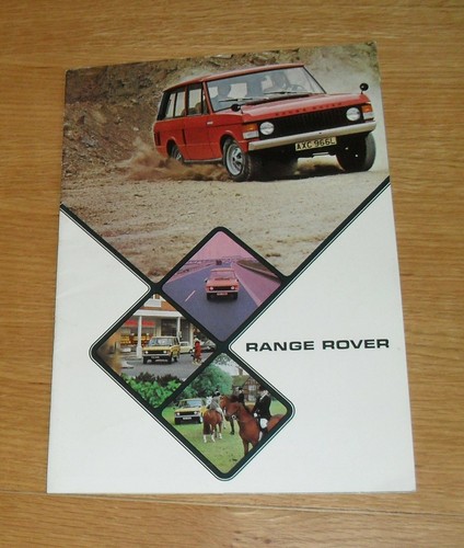 Range rover mk1 sales brochure - range,