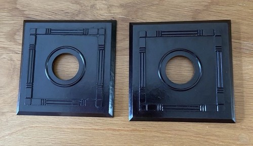 Art deco bakelite pair black - art,