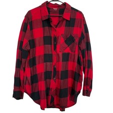 Women Buffalo Plaid Button Up