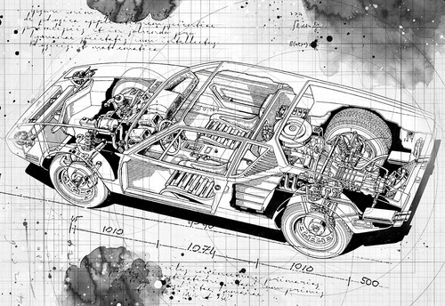 Line tech drawing tomaso - line,