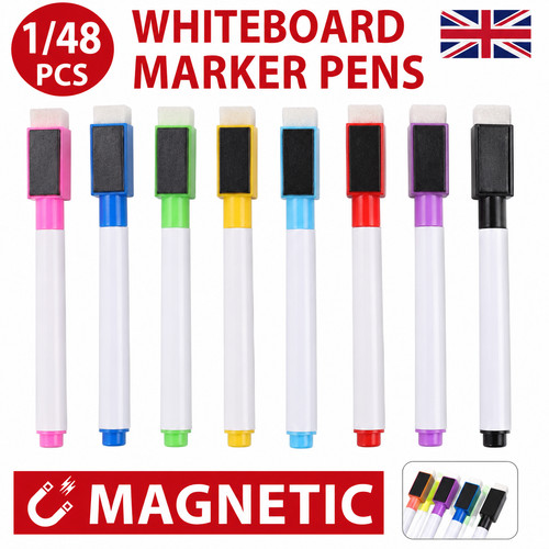 48pcs magnetic white board - magnetic,