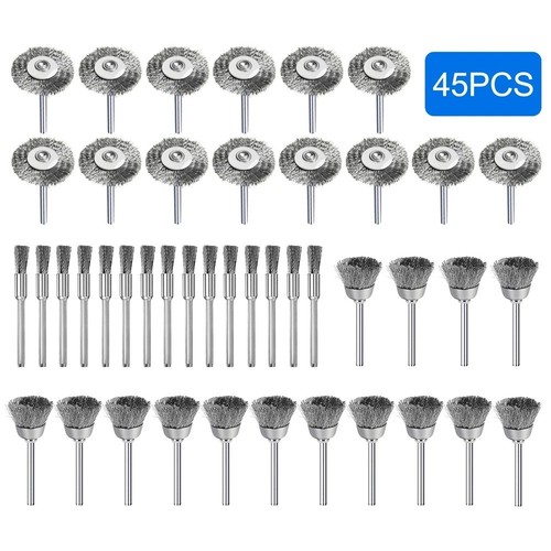 45x wire brush wheel mix - mix, set