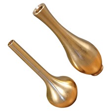 2pcs Brass Tiny Vase Desktop