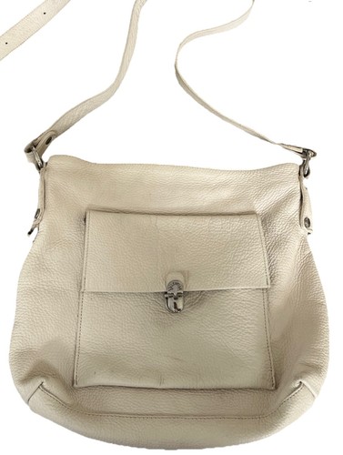 Valentina leather white cream - white,