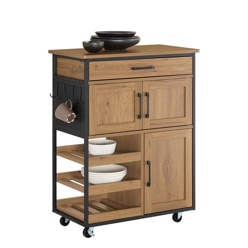 Kitchen island wheels with - on,