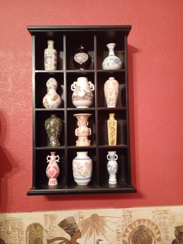 Miniature display cabinet with - miniature,