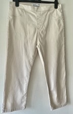 Peacocks Kate Cropped Jeggings Stone  Size 14 - NWOT