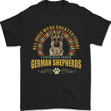 A German Shepherd Dog Mens T-Shirt 100% Cotton