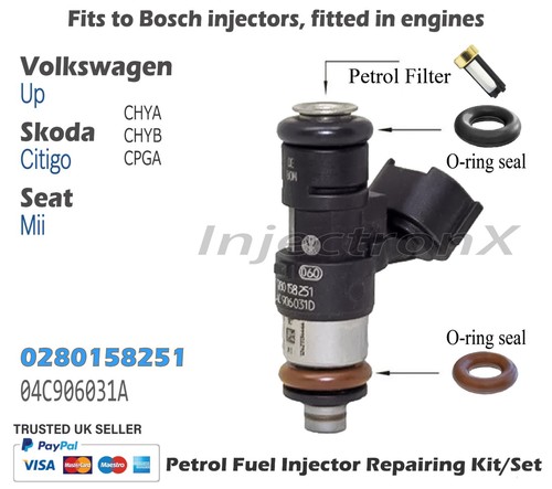 Fuel injector service kit - fuel,