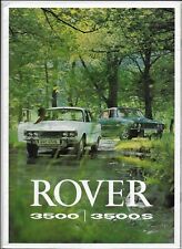 1973 Rover 3500 automatic & 3500S (P6) car brochure