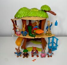 Peter Rabbit Treehouse Playset and Figures Bundle CBeebies Vivid Mr Tod