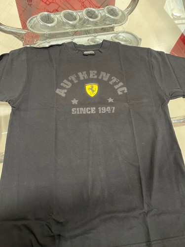 Ferrari vintage black shirt - vintage,