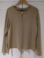 Ladies M&Co Camel Gold Button