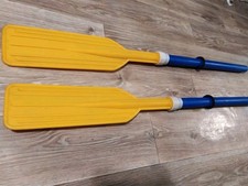 Vintage boat oars plastic for rubber boat original rare antique