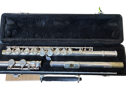 Buescher silver plated flute - silver,