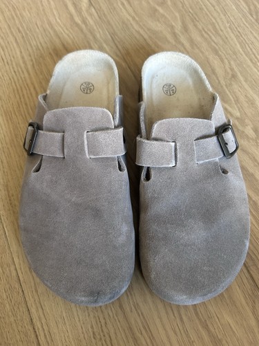 Ladies real suede mules size - ladies,