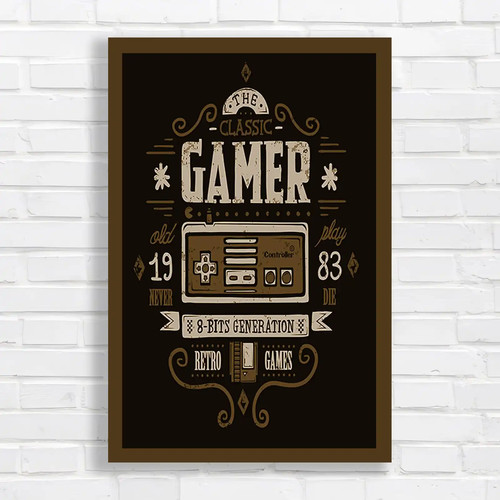 The classic gamer retro gaming - the,