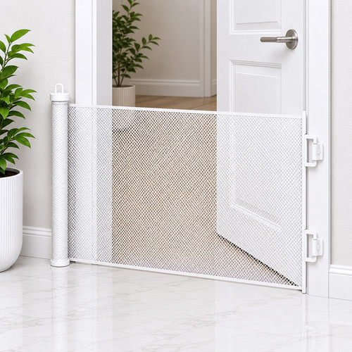 Retractable stair gate - retractable,