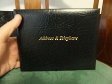 Real Leather Black Addresses &