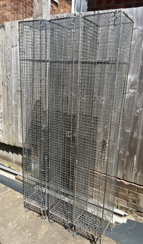 Mesh gym lockers - 3x,