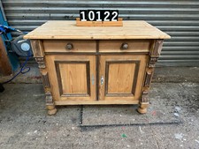 Antique pine dresser base with