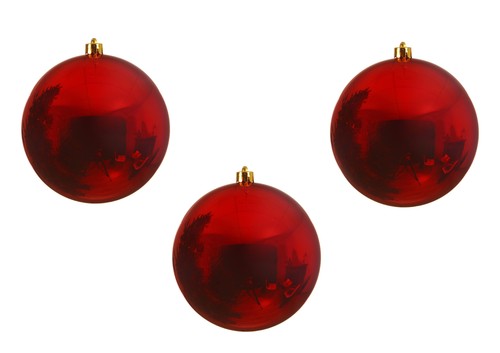 Extra large red - red, baubles