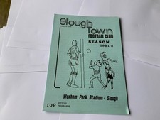 Slough Town v Crystal Palace Friendly 4.8.1981