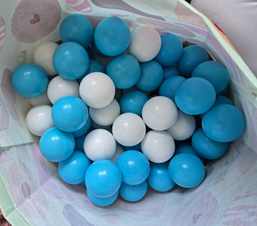 Plastic ball pit balls blue - pit,