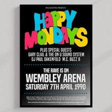 Happy mondays wembley 1990 - mondays,