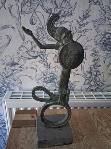 Bronze warrior figurine - warrior,