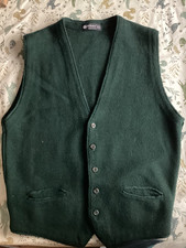 mens knitted sleeveless cardigan