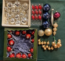 CHRISTMAS Glass Baubles