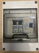 Marlanvil 2 Way + 40A RCD Consumer Unit Fuse Box. Garage/Shed