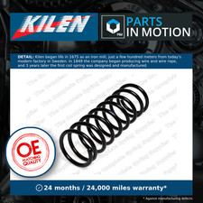 2x Coil Springs (Pair Set) fits FORD FIESTA Mk2 1.6D Rear 84 to 89 LTB Kilen