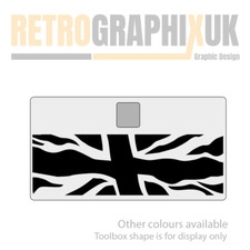 Tool Box Union Jack Scooter Sticker Decal for Vespa LML PX Tool Box Door