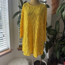 Meaneor yellow lase mini dress