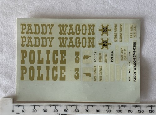 Vintage 1960 decals sheet - vintage,