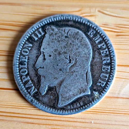 France franc 1868 napoleon - france,