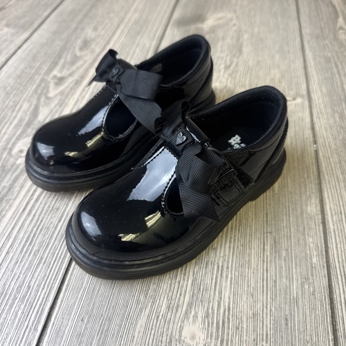 Martens girls black patent - martens,