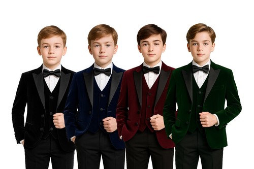 Sirri boys velvet tuxedo - boys,