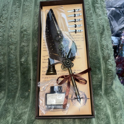 Feather quill gift - gift, set